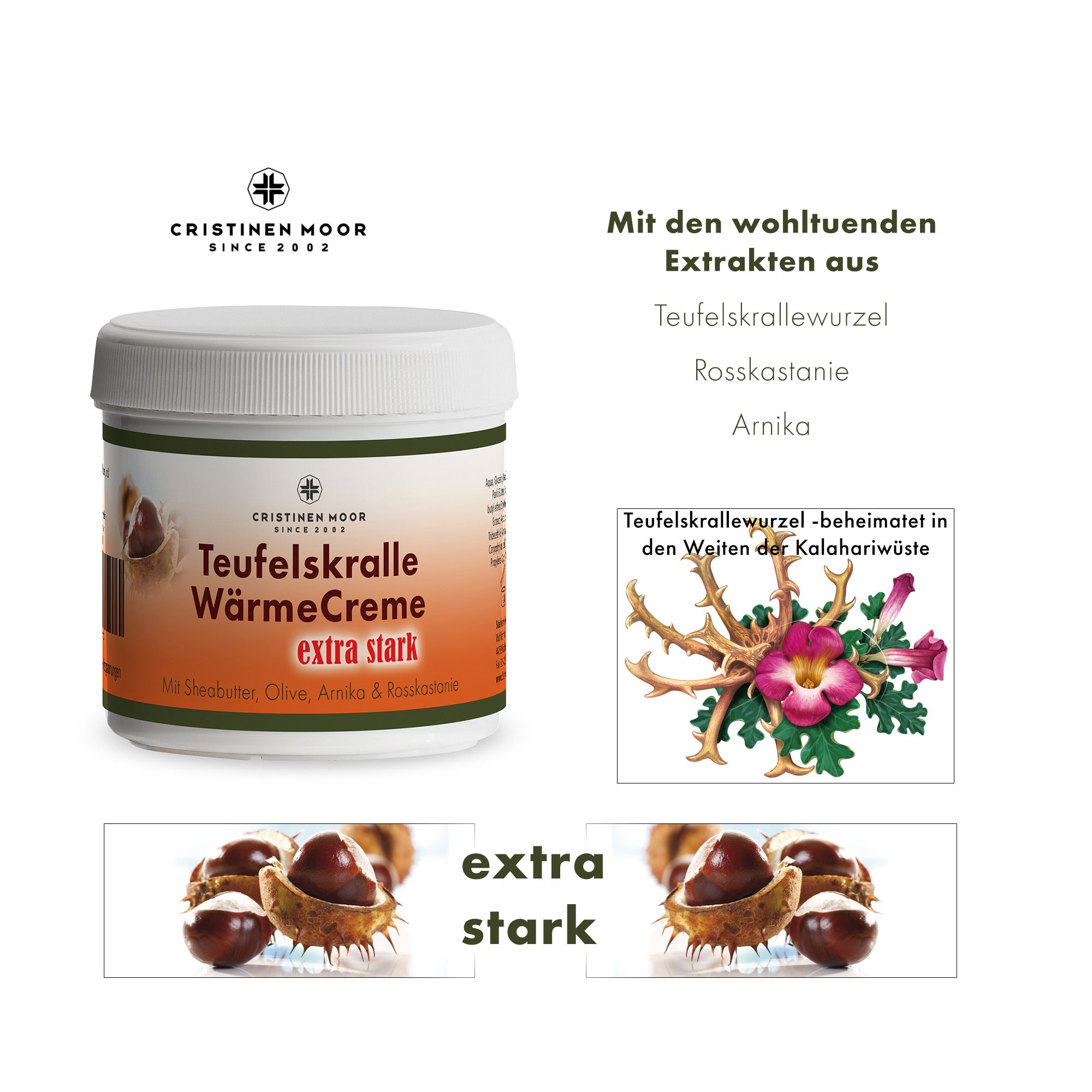 CristinenMoor │Artiglio Del Diavolo Forte | 200ml | Crema Riscaldante - Foto 6