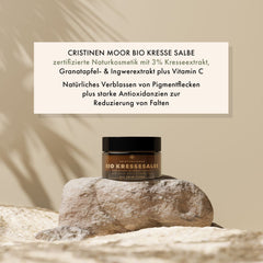 Organic cress ointment against age spots | pigment spot remover