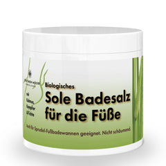 Sal de baño de salmuera biológica para los pies