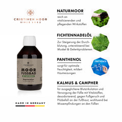 Pediluvio di palude con salamoia naturale