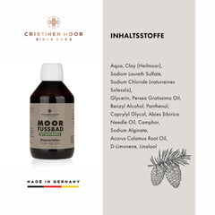 Pediluvio di palude con salamoia naturale