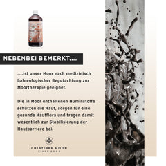 Moor Bad für die Badewanne - Naturbad für zuhause intensiv mit Heilmoor und Menthol, 1000 ml, durchblutungsfördernd