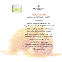 HOCHDOSIERT PROPOLIS CREME - intensiv bei trockener, zu Neurodermitis neigender Haut