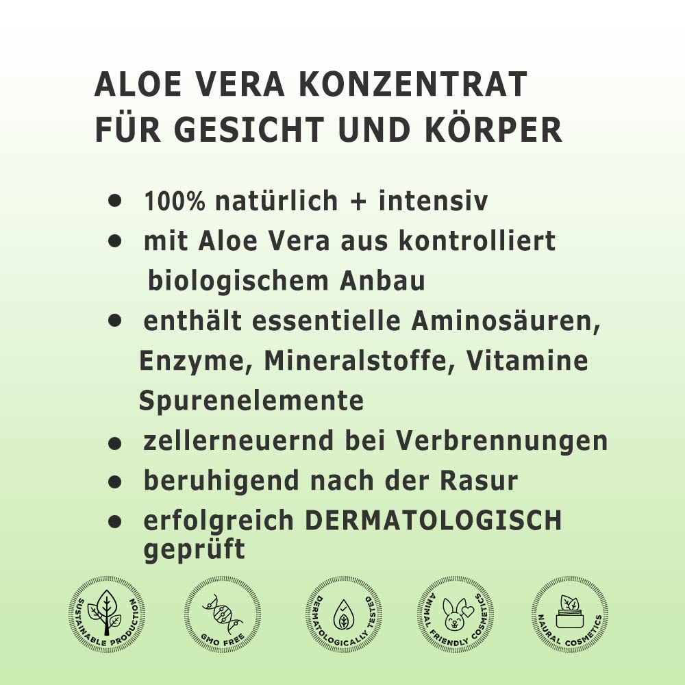 Aloe Vera Gel - mit Algenextrakt und Allantoin - CristinenMoor