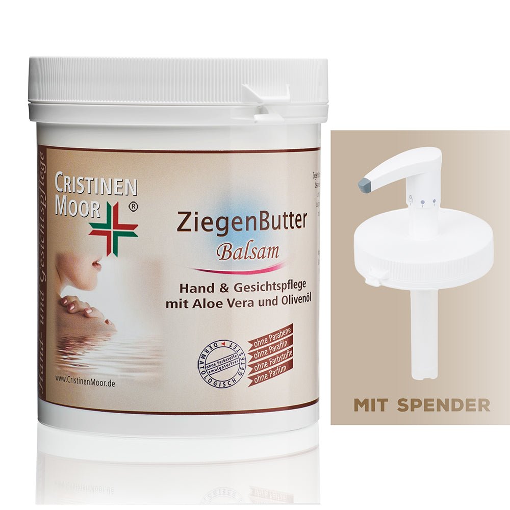 ZiegenButter Balsam  - 1000ml mit Spender - Front